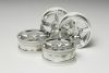 24mm 5Spoke Plated Wheel*4 offset 0
