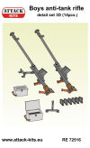 Boys anti-tank rifle detail set 3D 1/72