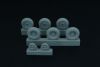 Spitfire 4 spoke wheels set (3 types t.)