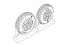 F4U Corsair Diamond Thread Wheel Set