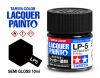 Tamiya LP-5 Semi Gloss Black/Černá PM