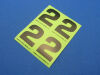 R/C GP Number Sticker "2"