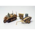 Kettenkraftrad w/Cart+Goliath 1/48