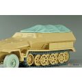 WWII German Sd.Kfz.251 Ausf.C canvas top