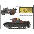 German Panzer I Ausf.B & Motorcycle 1/35