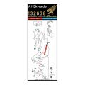 A1 Skyraider (laser) Seatbelts 1/32