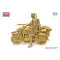 German Panzer I Ausf.B & Motorcycle 1/35