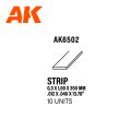 STRIP 0.30x1.00x350mm x10 units STYRENE