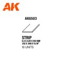 STRIP 0.30x2.00x350mm x10 units STYRENE