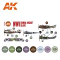 WWI German Aircraft Colors Set 3G