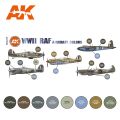 WWII RAF Aircraft Colors SET 3G