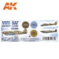 WWII RAF Aircraft Desert Colors SET 3G