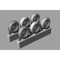 Spitfire 4 spoke wheels set (3 types of