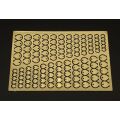 Inspection plates-round circular 1/32