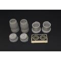 MiG-29A engine nozzles 1/72
