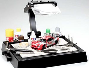 Work Stand w/Magnifying Lens