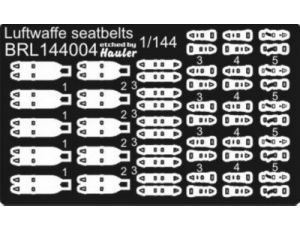 Luftwaffe seat belts