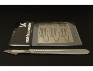 Stainless saw for scalpel holder No.4