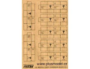 US Medical Corps Cardboard Boxes