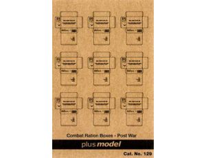 Combat Ration Boxes-Post War