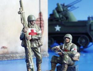 Američtí vojáci-zdravotníci-WWII