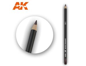 Watercolor Pencil Chipping Color