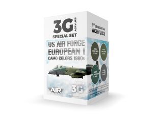 US Air Force European I Camo Colors 1980