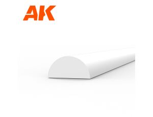 HALF CANE 3.00x350mm x 3 units STYRENE