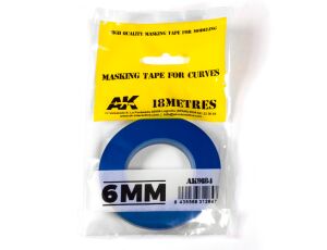 Masking Tape for curves 6mm- Maskovací p
