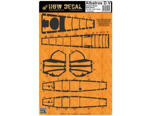 Albatros D.V-BW-yellow/light wood 1/32