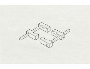 WWII US Navy Wheel chocks