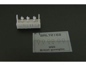 British reflector gunsight WWII