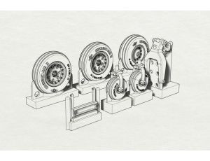 AV-8B Wheels Hasegawa