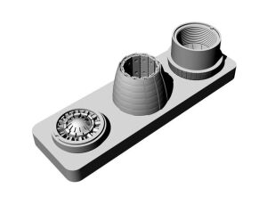 F/A-18E/F engine nozzles set (Revell kit