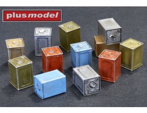 Britské kanystry Flimsy ranné 3D