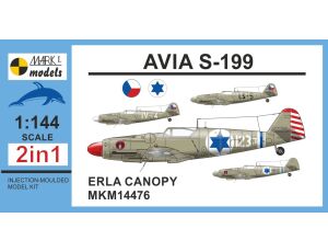 Avia S-199"Překryt Erla" (2v1) 1/144