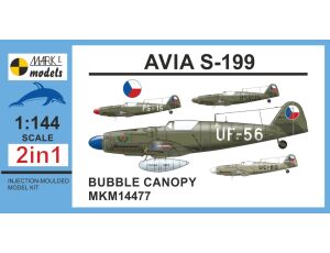 Avia S-199"Překryt Bublina" (2v1) 1/144