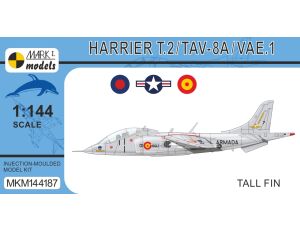 Harrier T.2/TAV-8A/VAE.1"Vysoká směrovka