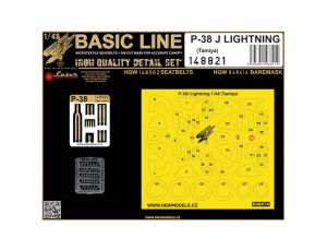 P-38J Lightning(laser) Basic Line 1/48