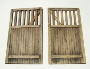 Wooden gate - straight
