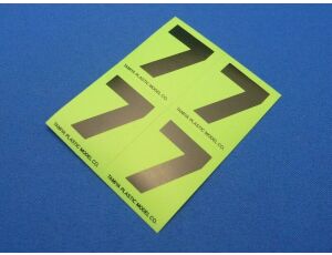 R/C GP Number Sticker "7"