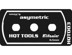 Stainless Razor Saw asymetric