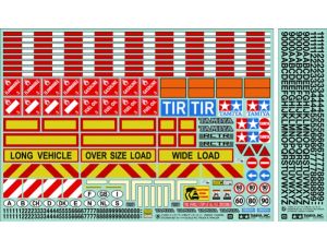 1/14 Tractor Trailer Sticker