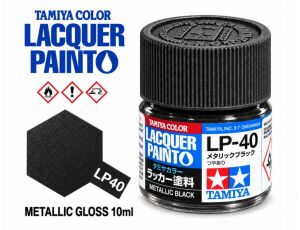 Tamiya LP-40 Metallic Black/Černá met.