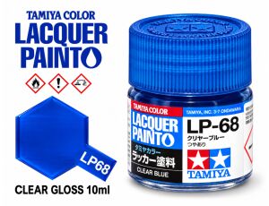 Tamiya LP-68 Clear Blue/Modrá průhledná