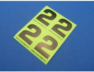 R/C GP Number Sticker "2"