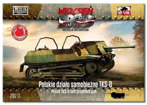Polish TKS-D self-propelled gun 1/72