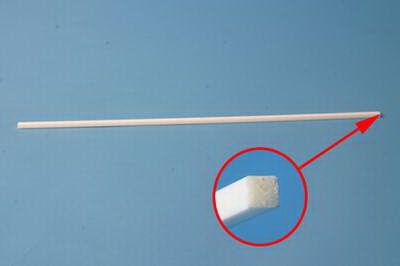 Plastic Beams 5mm Square (6pcs.)