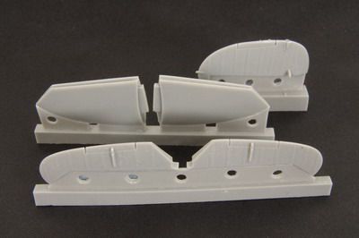 Spitfire Mk.IX control surfaces (Airfix)