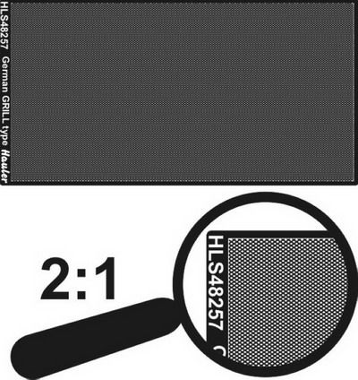 German Grill type engraved plate